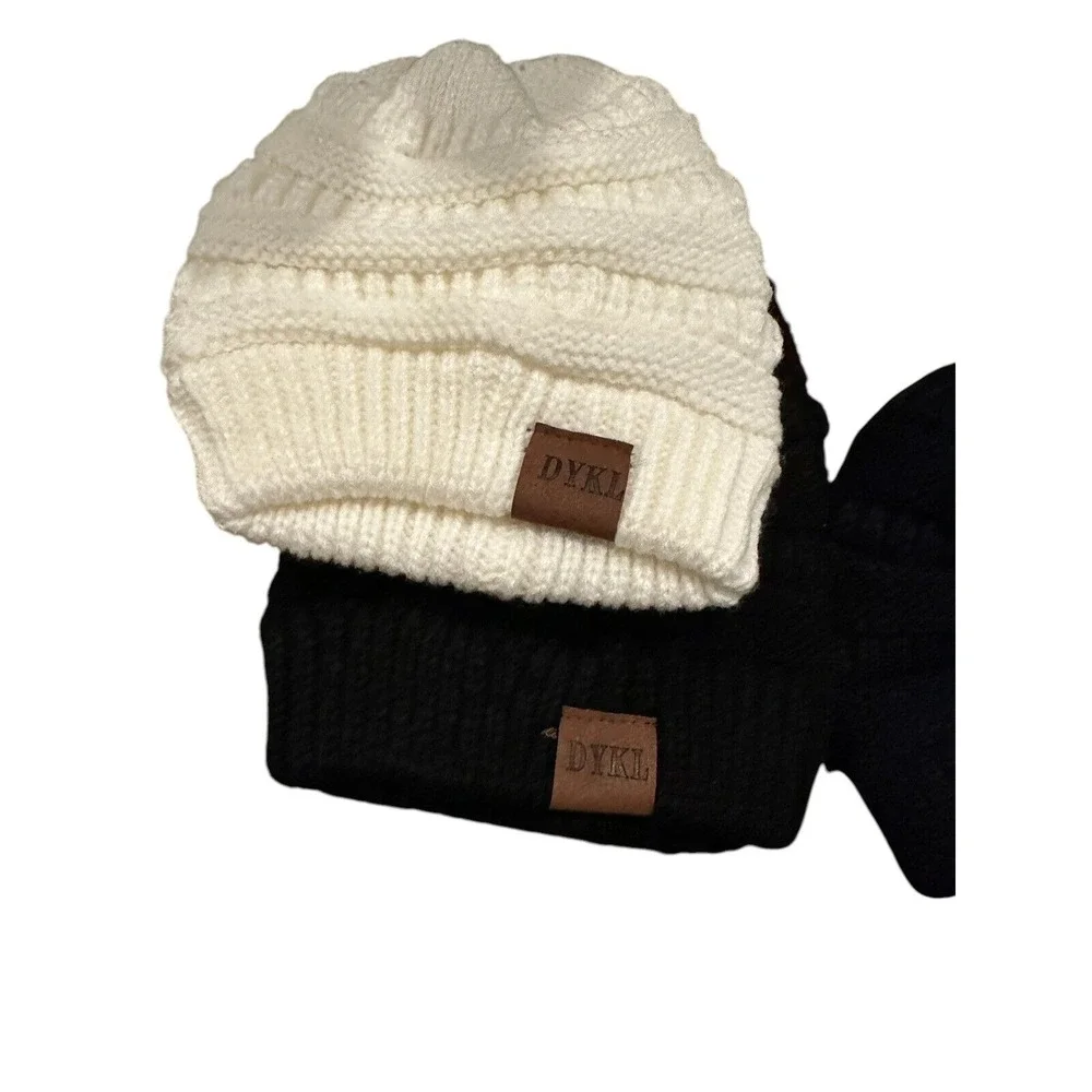Kids Beanies 4 Pack‎ DYKL Winter Knit Hats  Boys Girls Soft Infant Toddler NEW